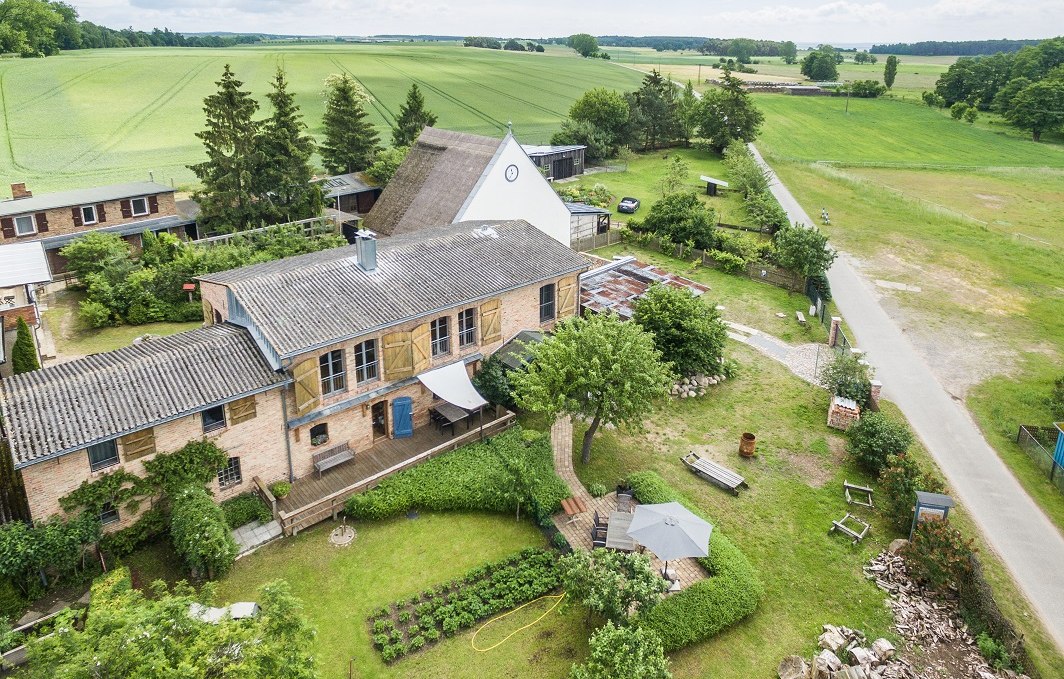 Backsteinhus Luftaufnahmen, © Backsteinhus Holger Stein