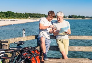 Ein Stopp auf der Seebrücke in Boltenhagen, © TMV/Süß