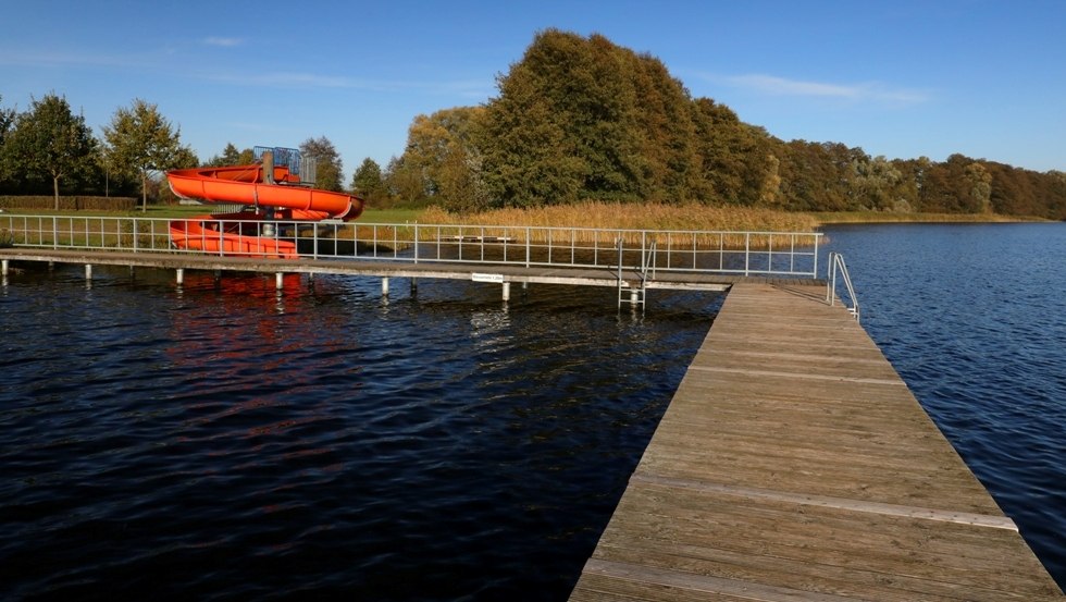 Strandbad Broock - Wasserrutsche, © TMV/Gohlke