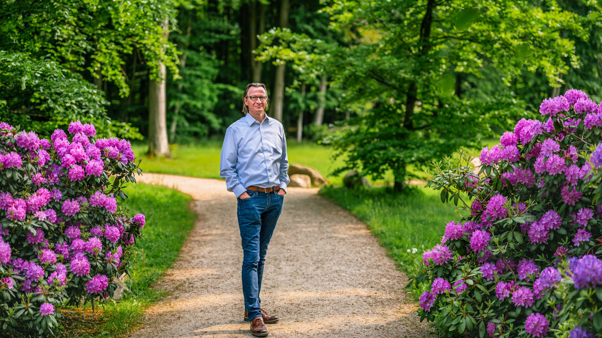 „Wir mussten erstmal forschen: Wie sah der Park früher eigentlich aus“, erzählt Dietmar Braune, Dezernatsleiter Gärten der Staatlichen Schlösser, Gärten und Kunstsammlungen Mecklenburg-Vorpommern., © TMV/Tiemann