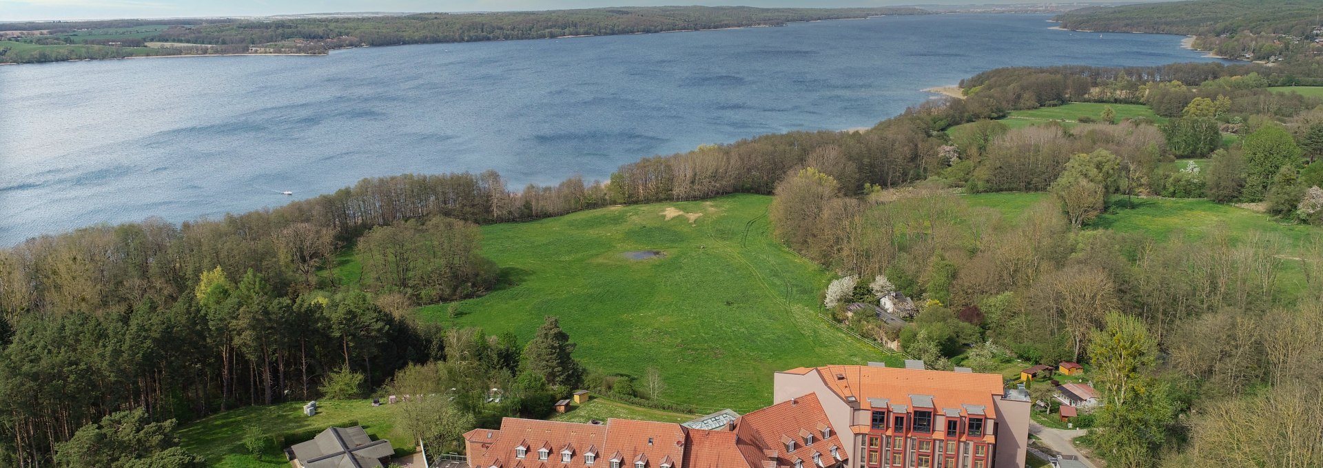 Blick auf das Hotel Bornmühle, © Hotel Bornmühle