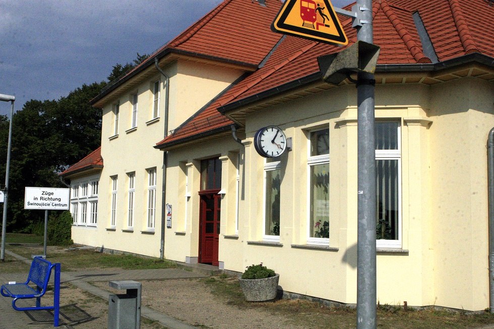 Bahnhofsgebäude in Koserow, © Sabrina Wittkopf-Schade