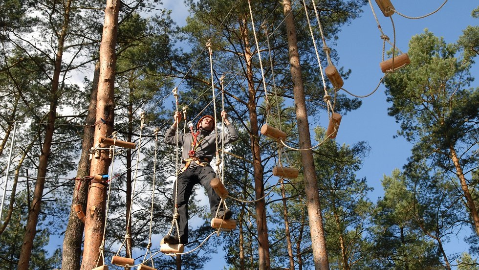 Entspannung in luftigen Höhen. Der Spaß steht im Vordergrund!, © Haveltourist