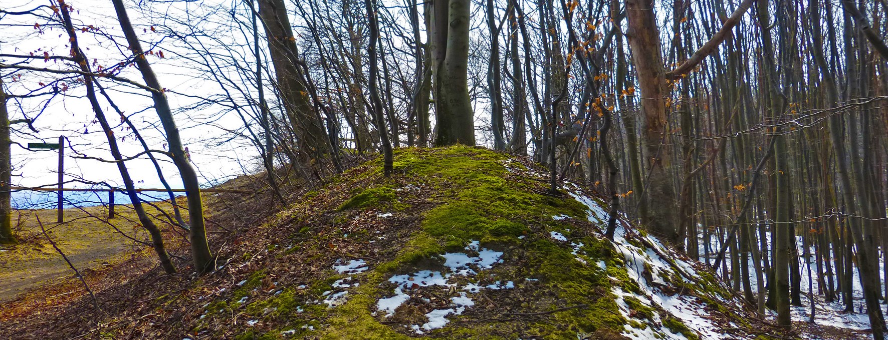 Der vermutlich älteste Burgwall von Rügen im Winter, © Archäo Tour Rügen