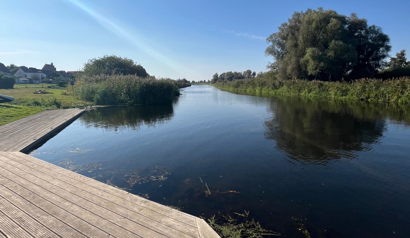 Der Steg am Wasserwanderrastplatz Tribsees, © Sandro Segeth