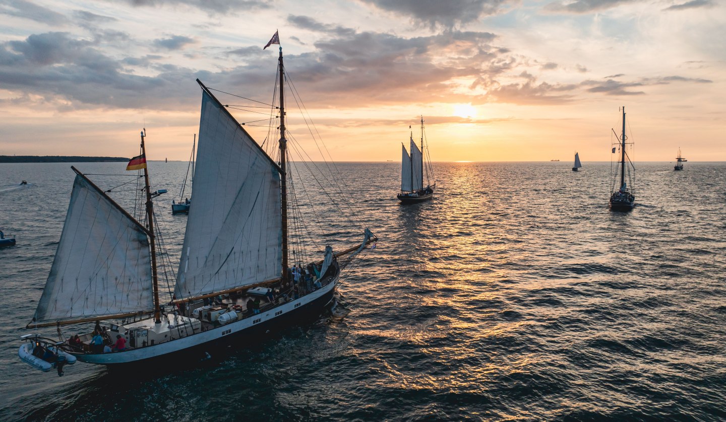 Mitsegeln zur Hanse Sail, © TZRW, Taslair