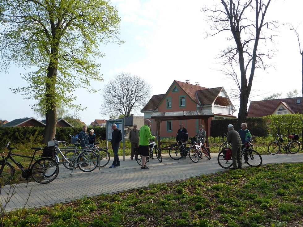 der Rastplatz gegenüber dem Tierpark Ueckermünde, © Uta Sommer