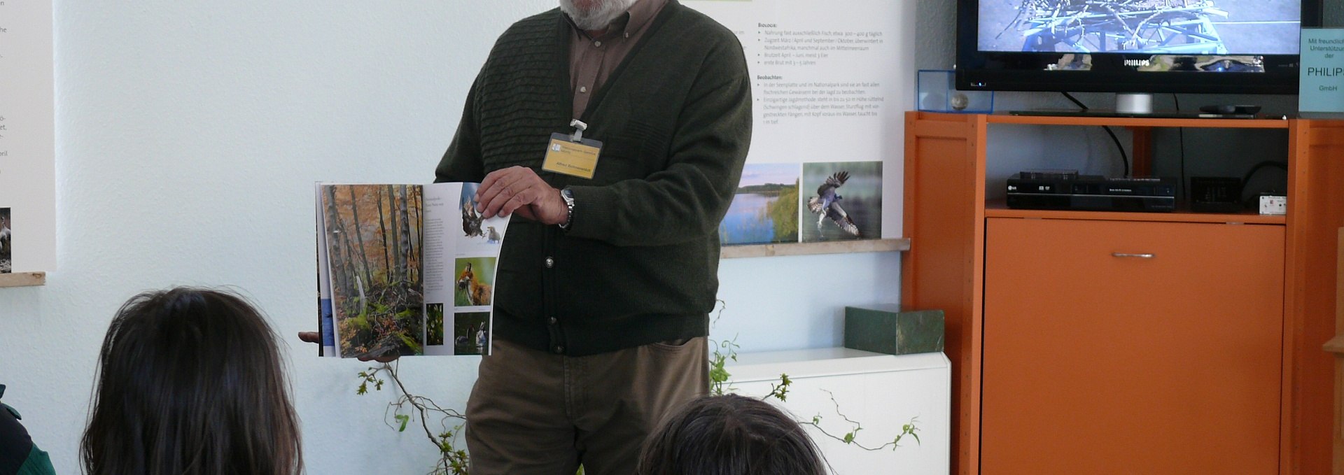 Direktübertragung aus dem Fischadler-Horst, © Nationalparkamt Müritz/B. Lüthi-Herrmann