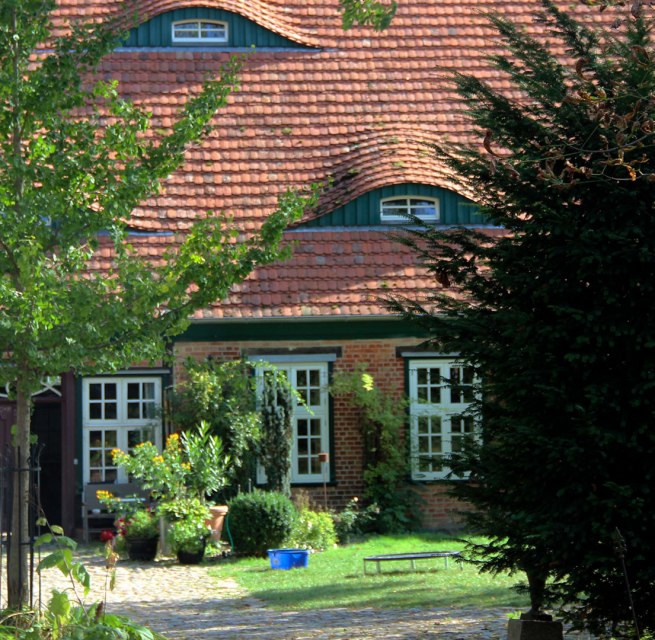 Das barocke Fachwerk-Pfarrhaus in Rambow, © Silke Voss