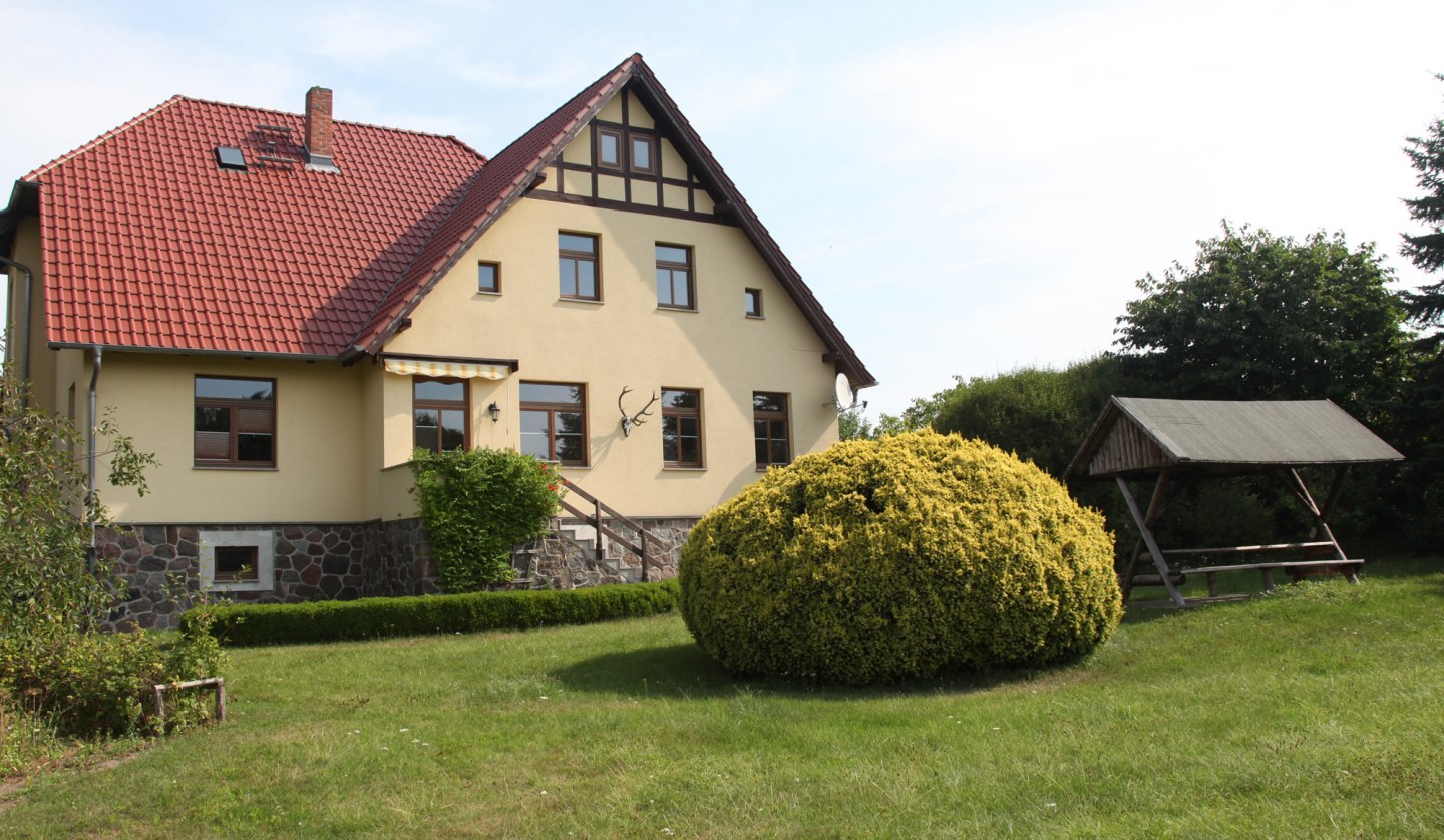 Außenansicht des Ferienhauses, © Frank Hartzsch