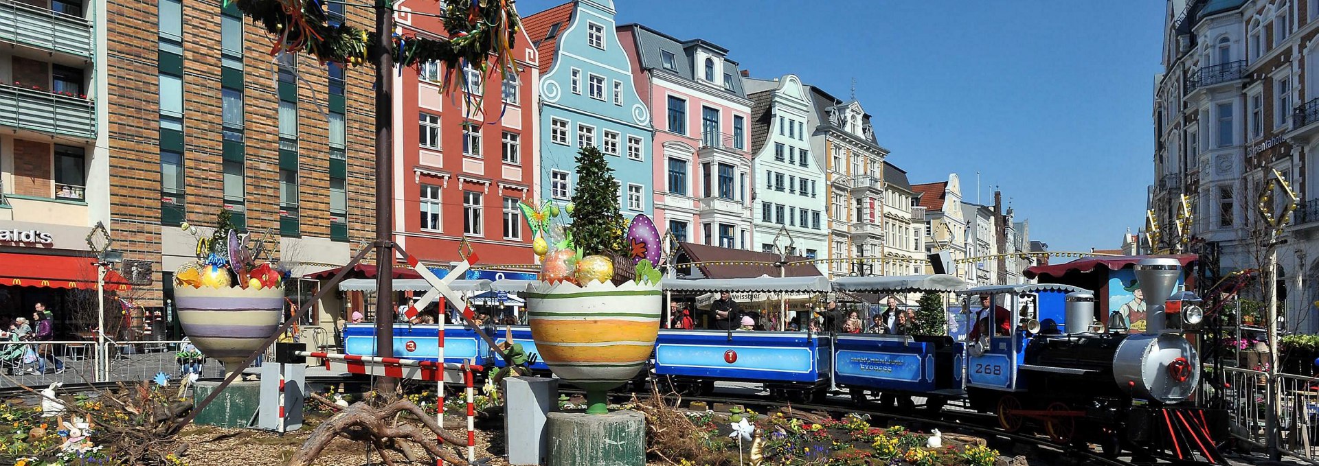 Ostermarkt im Rostocker Stadtzentrum, © Joachim Kloock