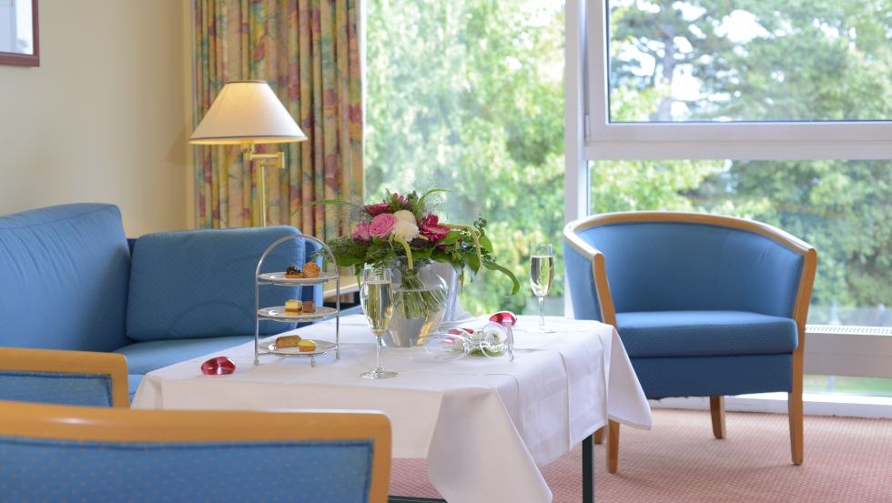 Einblick in ein Zimmer des Hotels, © Seehotel Großherzog von Mecklenburg