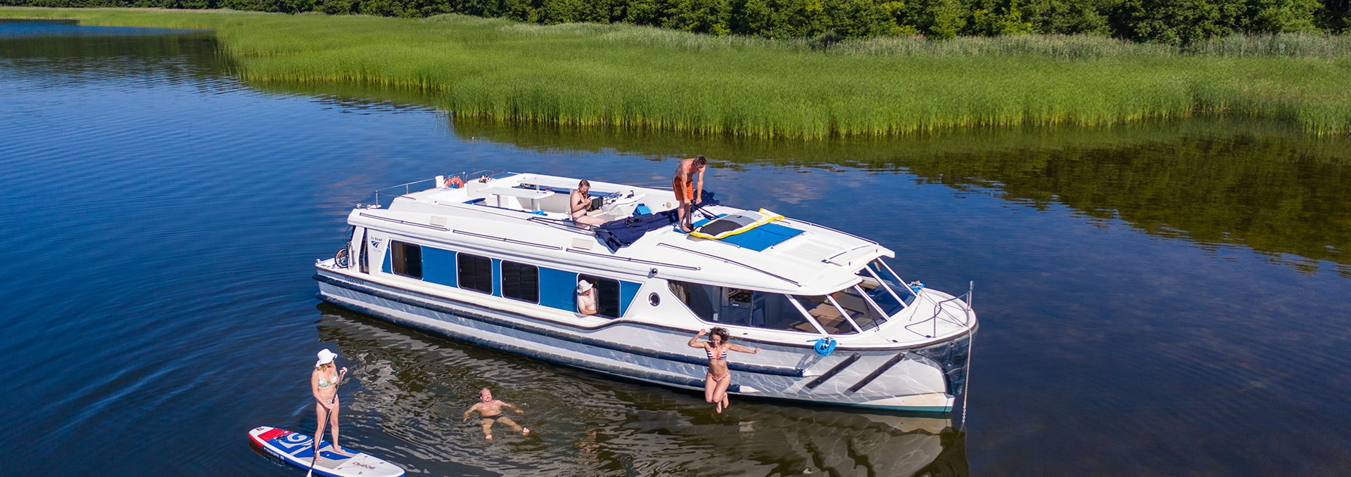 Wassersportspass auf der Mecklenburgischen Seenplatte, © Holger Leue