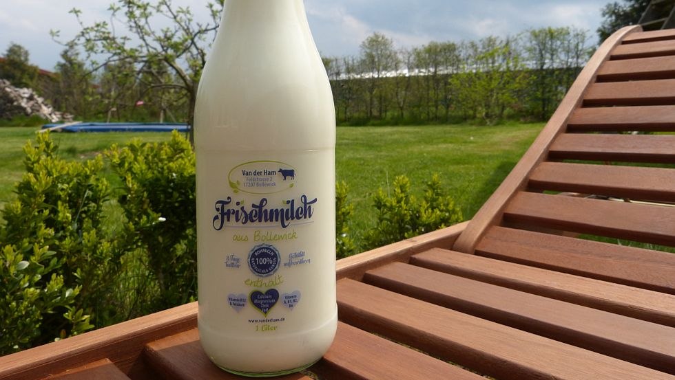 Frischmilch aus Bollewick, © Van der Ham Bollewick