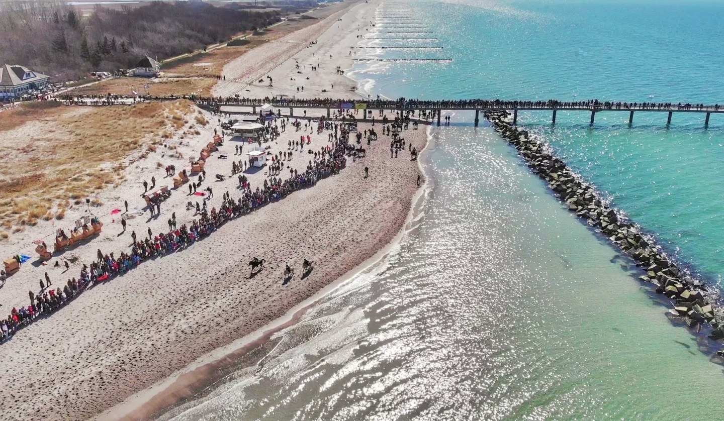 Fischländer Strandgalopprennen, © Kevin Schiemann / KVW Wustrow