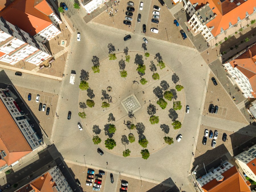 Marktplatz Neustrelitz, © Stadt Neustrelitz/Sebastian Haerter