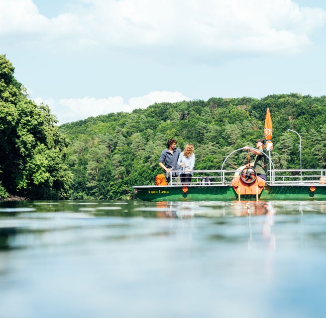 Fährstation und idealer Ausgangspunkt für Wasserwanderer, © Felix Gaensicke