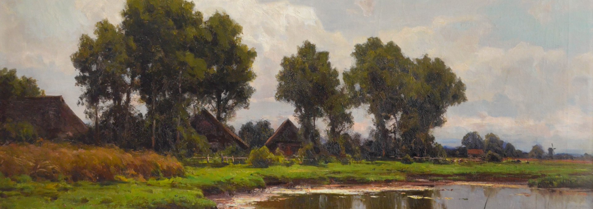 Walter Moras: Am Bodden in Ahrenshoop, um 1900, © Privatbesitz