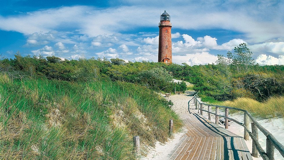 Leuchtturm am Darßer Ort bei Prerow, Fischland-Darß-Zingst, © TMV/Grundner