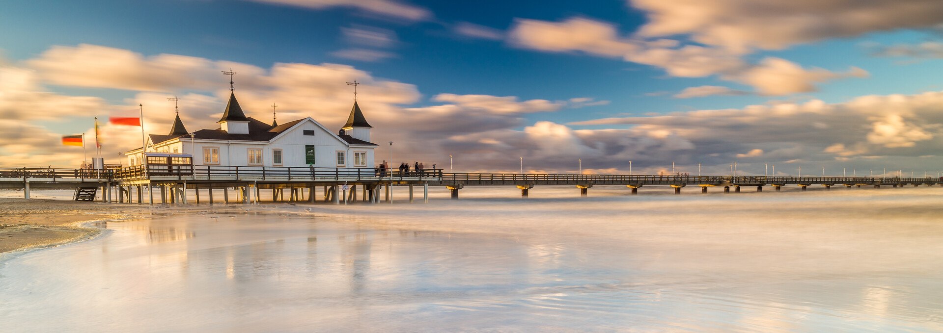 Die Ahlbecker Seebrücke ist sie die älteste in Deutschland., © TMV/Hams