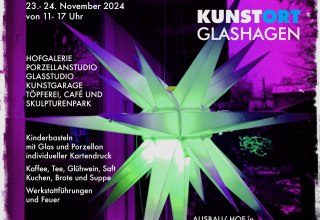 KUNSTORT GLASHAGEN lädt am 23. und 24. November 2024 täglich von 11- 17 Uhr ein, © Lisa Kaufmann