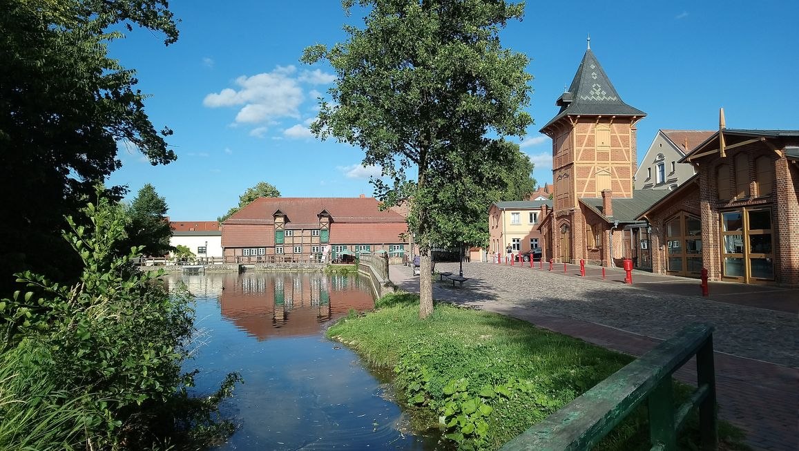 Mühlenviertel mit Spritzenhaus und Stadtmühle, © Jana Koch