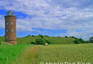 Direkt an der Steilküste liegen die Überreste der ehemaligen Jaromarsburg., © Archäo Tour Rügen