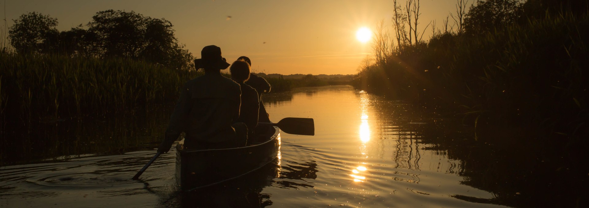 Bibertour - Abendstimmung auf der Recknitz, © Martin Hagemann