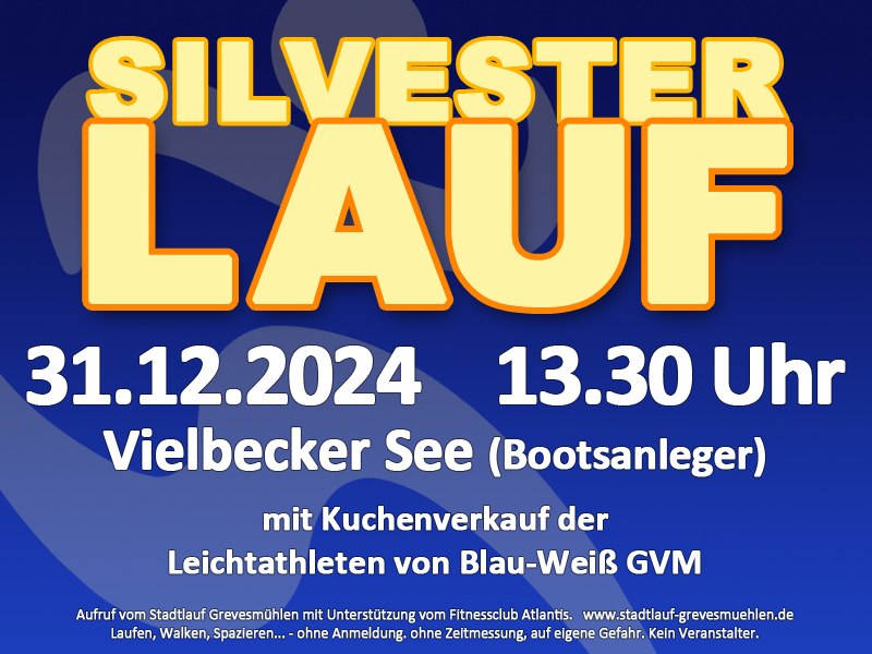 Silvester Lauf 2024/2025, © SV Blau-Weiß