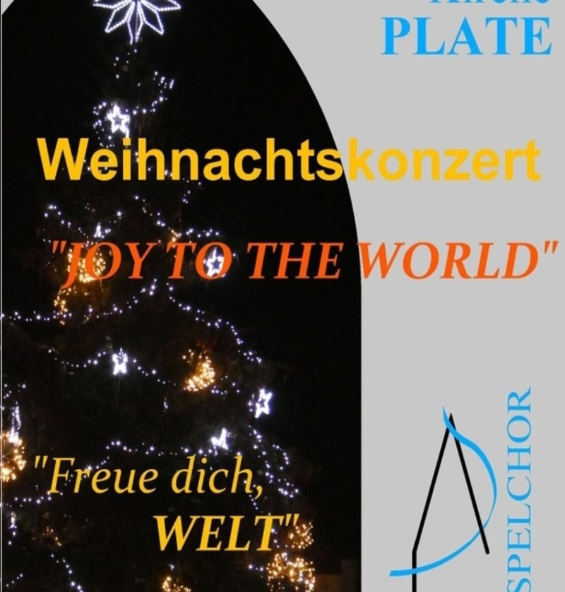 Konzertplakat, © Plater Gospelchor