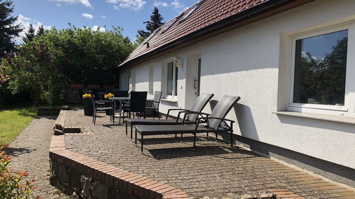 Die Terrasse mit Blick zum Carwitzer See, © Michael Rohde