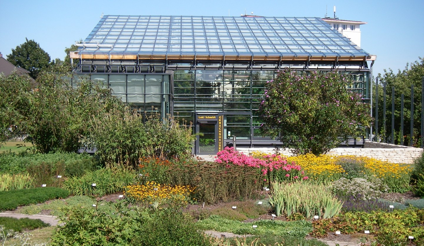 Gewächshaus im Botanischen Garten, © Joachim Kloock