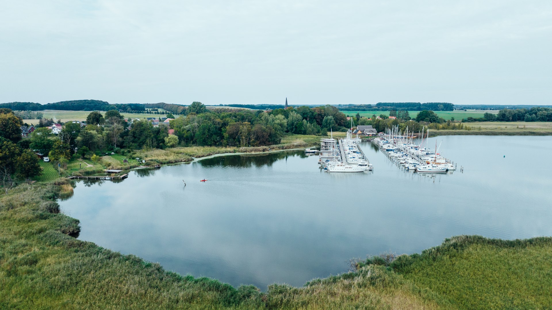 Der Naturhafen Krummin auf Usedom, © TMV/Gänsicke