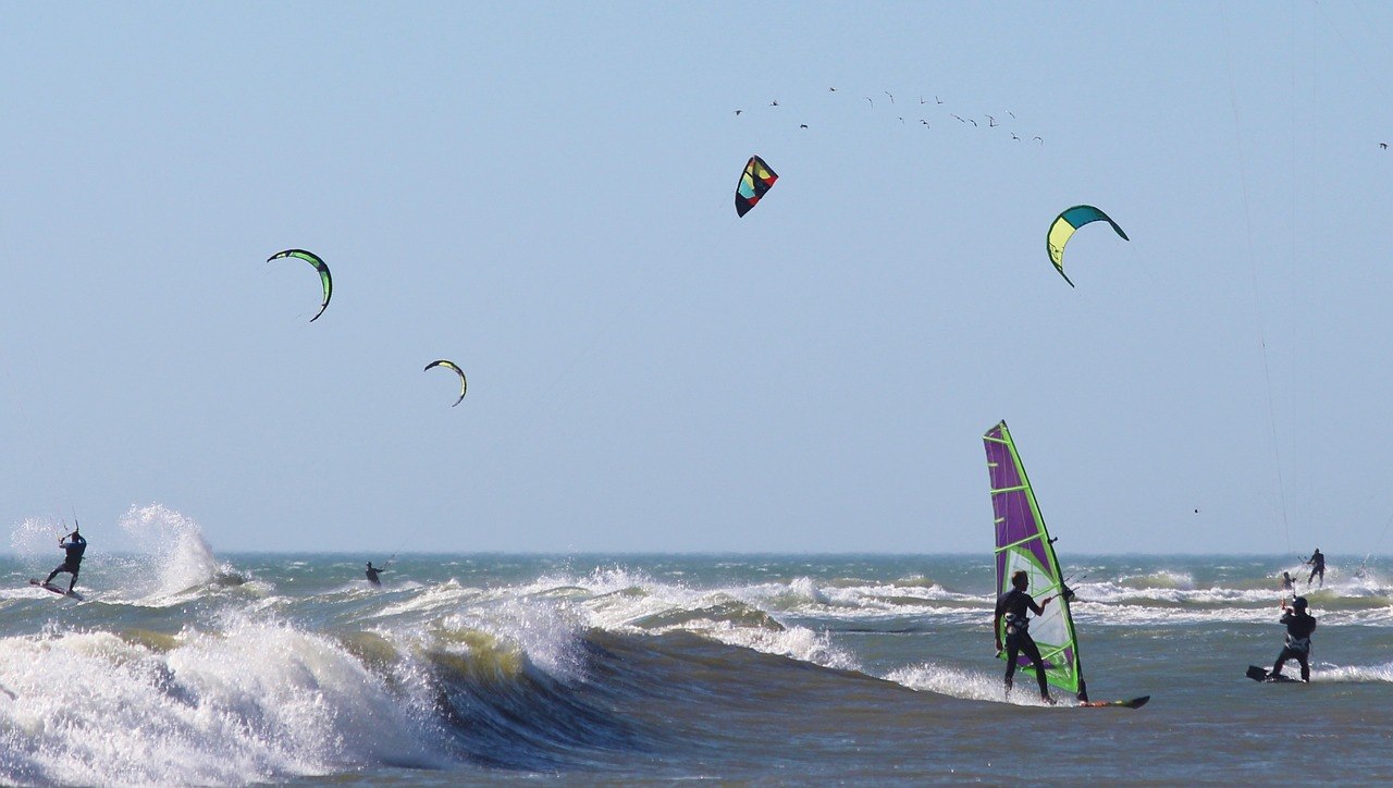 Kitesurfen und Windsurfen, Ostsee, Usedom, © Schöne Freizeit