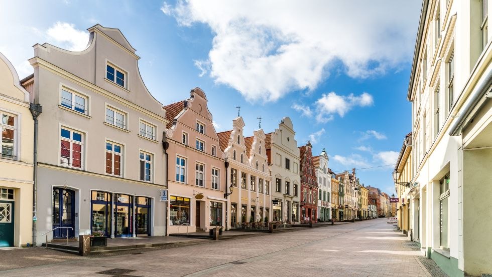 Die Krämerstraße in Wismar, © TZ Wismar, Alexander Rudolph