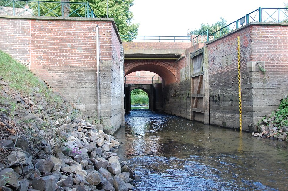 Die etwa 450 Jahre alte Steinschleuse in Dömitz., © Gabriele Skorupski