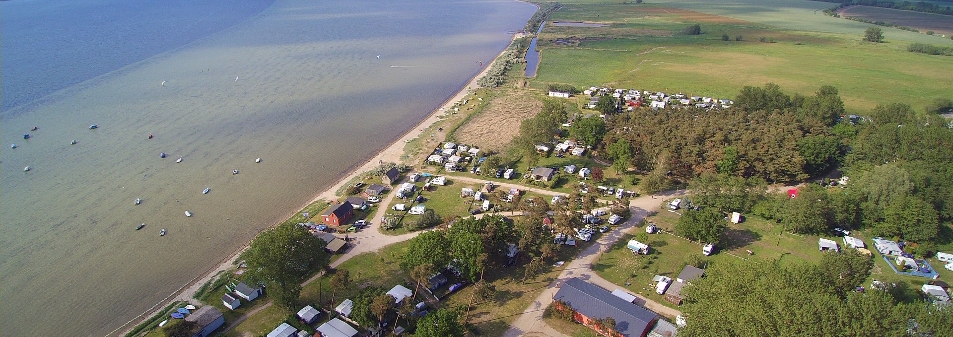 Luftbild vom Campingplatz, © Jennifer Neumann