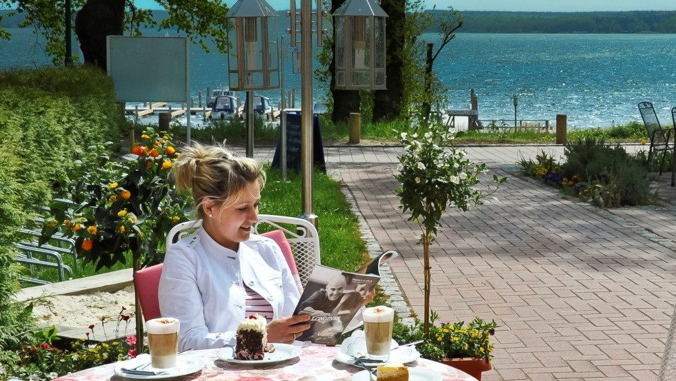 Seehotel Plau am See -Terrasse, © Seehotel Plau am See