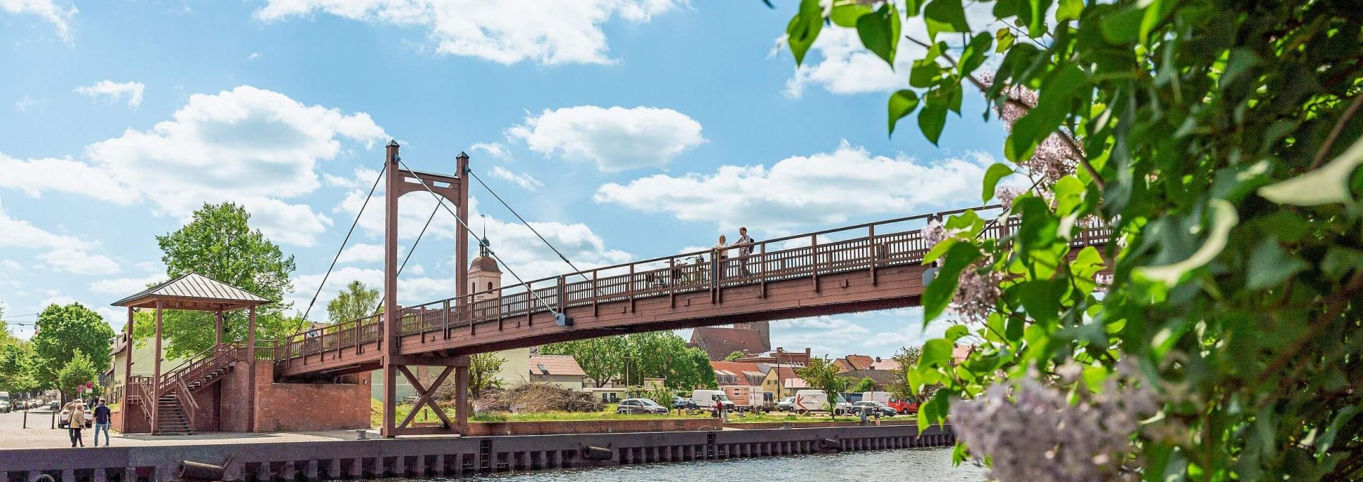 Fußgängerbrücke in Anklam, © TMV/Tiemann