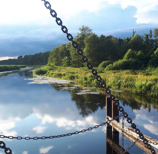 Die alte Holzklappbrücke in Nehringen bietet einen tollen Blick auf die Trebel, © TMV/Fitzke WMSE GmbH