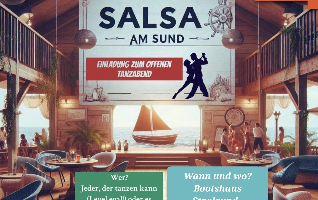 Offener Tanzabend mit "Salsa-am-Sund" im Bootshaus Stralsund, © salsa-am-sund