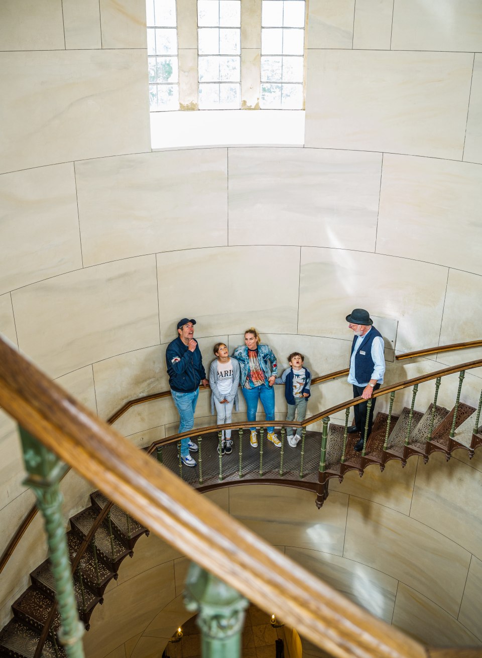 Die Treppe im Mittelturm erfordert Schwindelfreiheit., © TMV/Tiemann