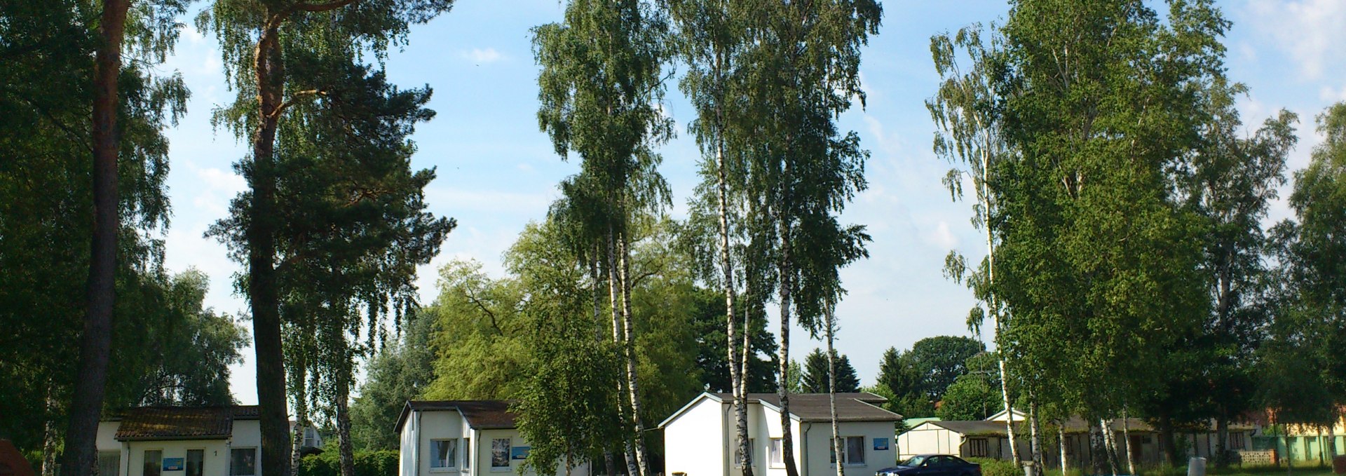 Strandnahe Ferienhäuser am Stettiner Haff, © Touristinformation Mönkebude