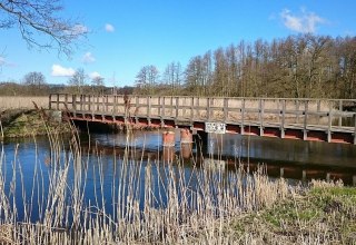 Brücke über die Warnow vor dem Rastplatz, © TMV