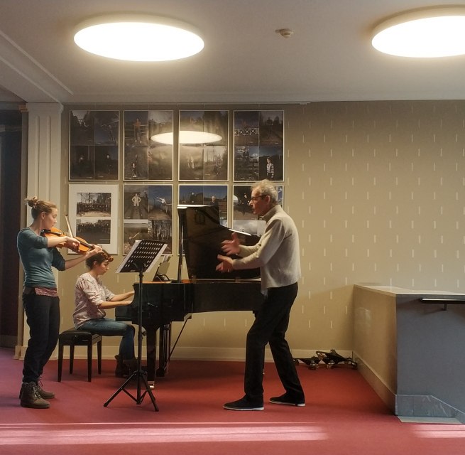 Meisterklasse Viola - Prof. Krüger im Theater Stralsund, © Meier