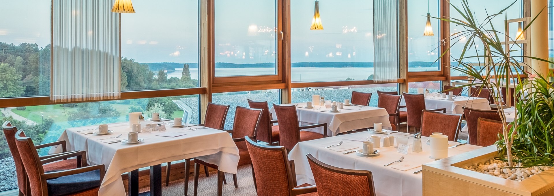 Panoramarestaurant mit Blick auf die Müritz, © Kurzentrum Waren (Müritz)