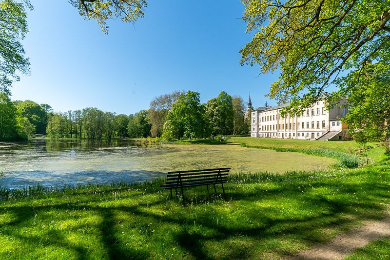 Gartenansicht von Schloss Semlow, © Schloss Semlow A. Hantke