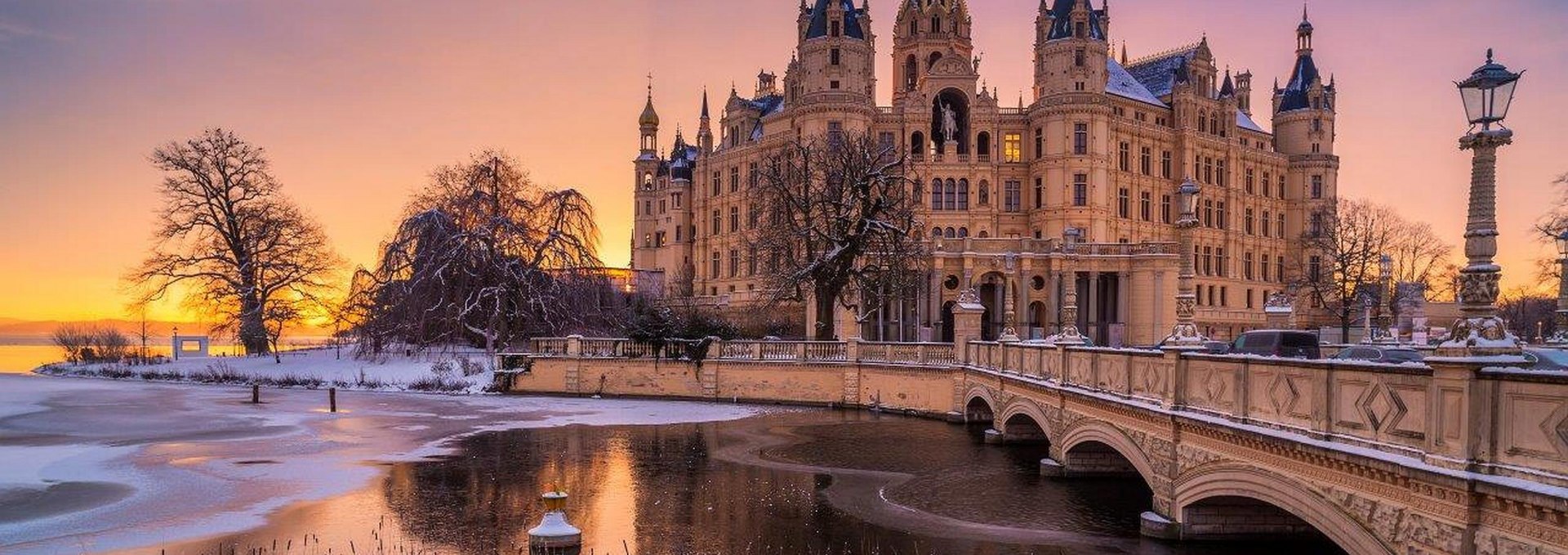 Schloss Schwerin im Winter, © SSGK MV / Timm Allrich