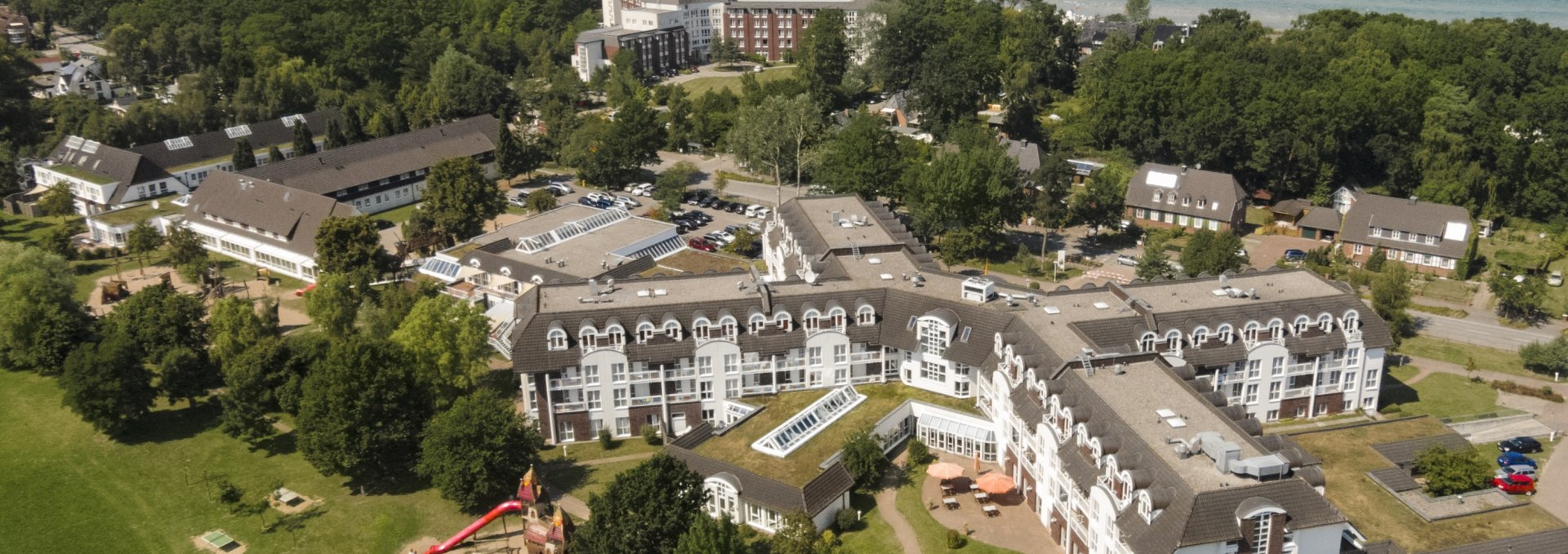 Ostseeklinik Boltenhagen Luftbild, © Ostseeklinik Boltenhagen