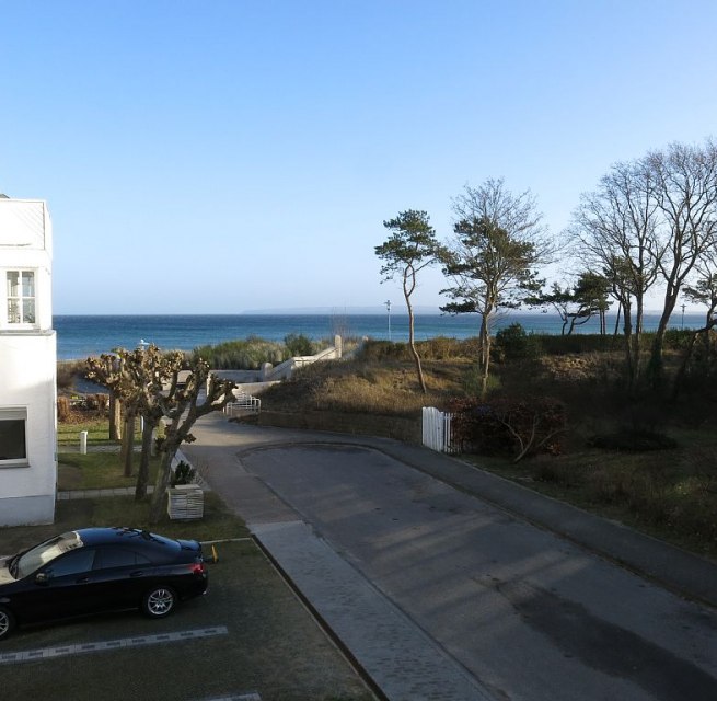 Wunderbarer Blick aus der Ferienwohnung auf die Schaabe, © Cordula Schubert